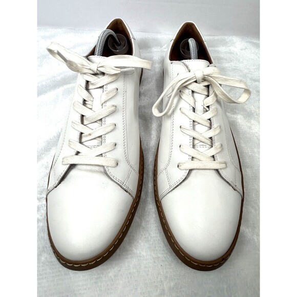 Men's Moral Code Quintus White Leather Sneakers Size 11 - Picture 3 of 8